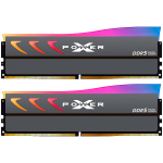 Silicon Power D5XN 64GB (32GBx2), DDR5-6000,C38,RGB-UDIMM,(2Gx8 DR),w/HS-G
