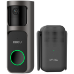 Imou 3MP Wi-Fi Doorbell 2S Kit, 2K QHD, 1/2.8 Progressive CMOS, 5000mAh rechargable battery, 125 wide-angle view, night vision 5m, Mic and Speaker, 8x Digital Zoom, PIR Motion / AI Human Detection, USB-C, Chime works as Wi-Fi extender, Weatherproof